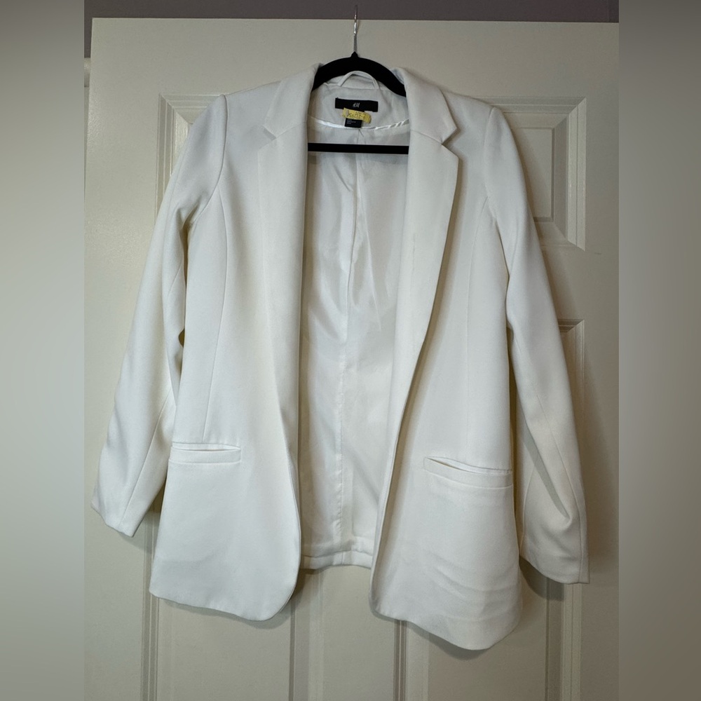 HM Off white blazer
